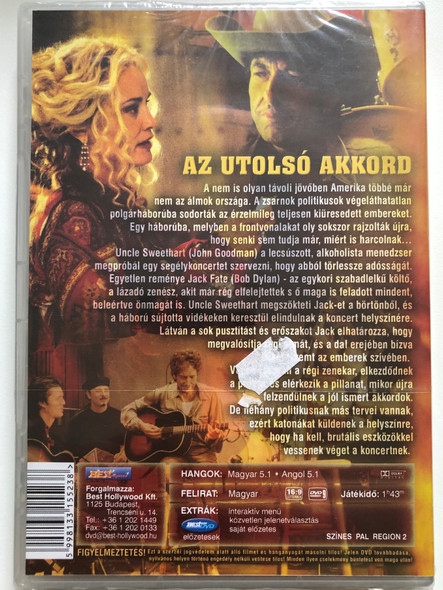 Masked and Anonymous DVD 2003 Az utolsó akkord / Directed by Larry Charles / Starring: Bob Dylan, Jeff Bridges, John Goodman, Penélope Cruz (5998133155238)