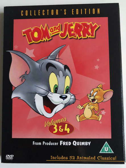 Tom and Jerry - Volumes 3 & 4 DVD Collector's Edition / Directed by William Hanna, Joseph Barbera / Includes 52 Animated Classics! / Johann Mouse and The Two Mouseketeers (7321900669375)