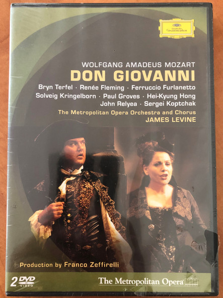 Don Giovanni 2DVD 2005 The Metropolitan Opera / Produced by Franco Zeffirelli / Conducted by James Levine / Bryn Terfel, Renée Fleming, Ferruccio Furlanetto, John Relyea / Deutsche Grammophon (044007340103)