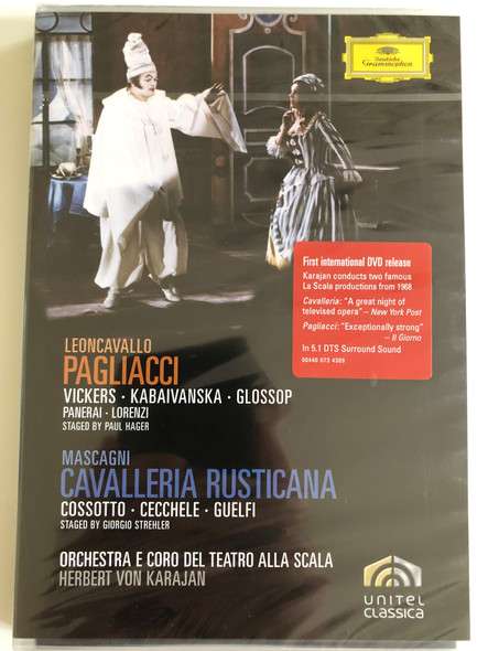 Leoncavallo: Pagliacci / Mascagni: Cavalleria Rusticana/ DVD / Made in the EU (0044007343890)