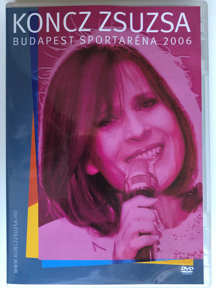 Koncz Zsuzsa - Budapest Sportaréna 2006 DVD / Directed by Kőrösi András / Hungarian pop singer concert / Hungaroton / Extra: Portréfilm (5991817123653)