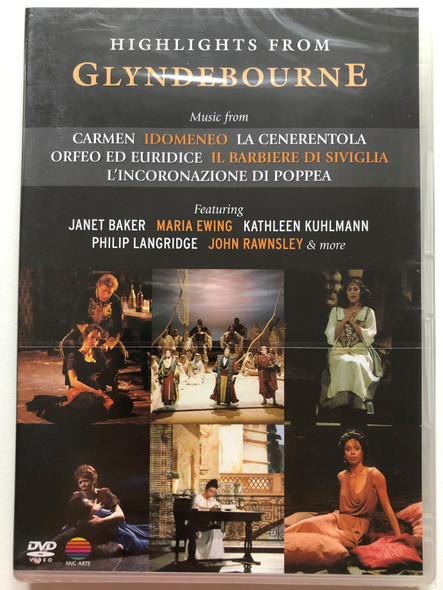 Highlights from Glyndebourne DVD 2006 Music from Carmen, Idomeneo, La Cenerentola, Il Barbiere di Siviglia / Featuring Janet Baker, Maria Ewing, John Rawnsley / NVC Arts 1990 (5051011677823)