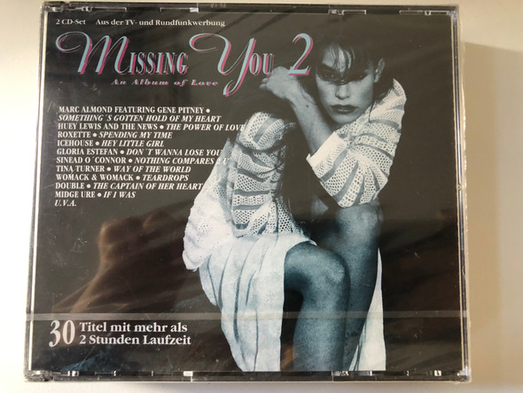 Missing You 2 - An Album Of Love / Marc Almond Featuring Gene Pitney - Something's Gotten Hold Of My Heart; Huey Lewis And The News - The Power Of Love; Roxette - Spending My Time / EMI Germany 2x Audio CD 1992 / 990-7 98 676 2