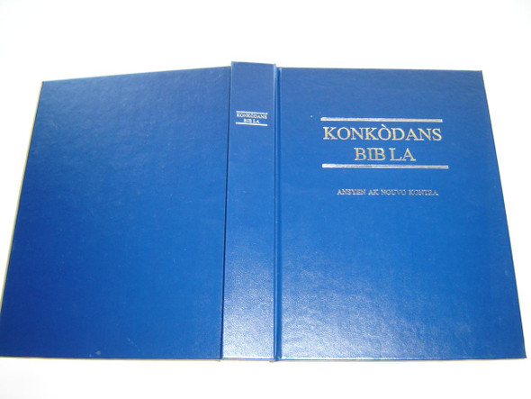 Haitian Creole Language Bible Concordance / Konkordans Bib La / Ansyen Ak Nouvo Kontra / Great tool to Study the Haitian Bible / HG12706