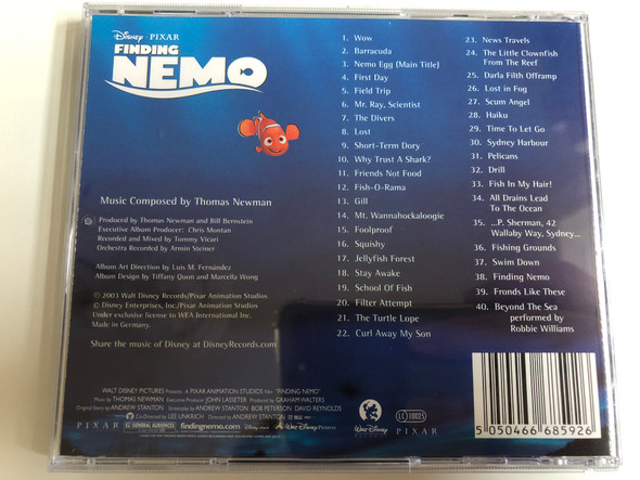 Thomas Newman – WALL·E (An Original Walt Disney Records Soundtrack ...