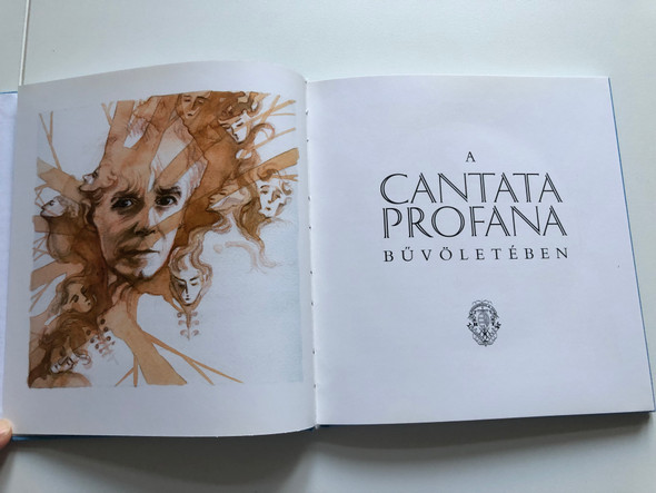 A Cantata profana bűvöletében by Reviczky Béla / Rózsavölgyi és Társa 2006 / Hardcover book with Audio CD honoring Béla Bartók composer / Illustrations Dóra Hajós (9638700742)