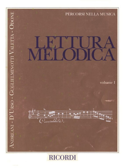 LETTURA MELODICA / Ricordi / 1998