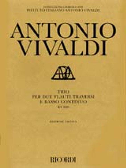 Vivaldi, Antonio: TRIO, PER DUE FLAUTI TRAVERSI E BASSO CONTINUO RV 800 / Ricordi / 2002