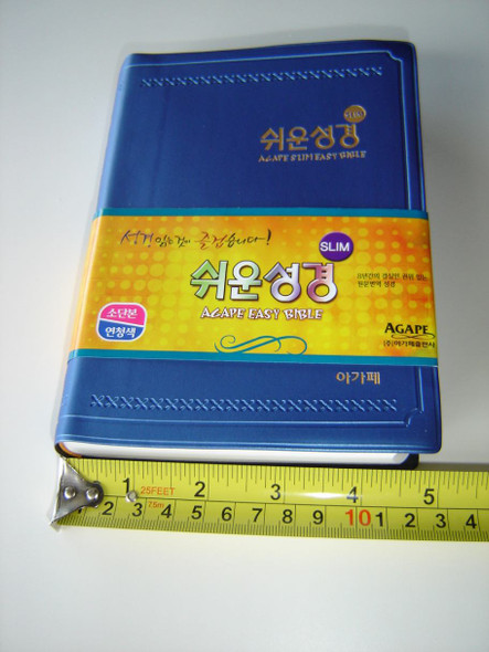 Korean Language Agape Slim Bible / Easy to Read with the Meaning of the Ancient Texts as Accurately as Possible to Today's reader