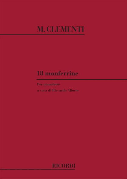Clementi, Muzio: 18 MONFERRINE / Ricordi Americana / 1978
