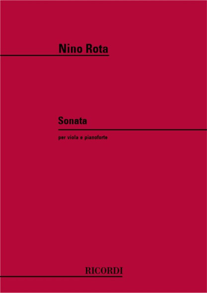 Rota, Nino: Sonata per viola e pianoforte / Ricordi Americana / 1983
