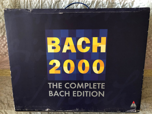 Bach 2000 - The Complete Bach Edition / Teldec 153x Audio CD + Over 2400 Booklet Pages + Bonus Book 264-Page Hardcover + Bonus CD Documenting The History Of Performance Practice Of The St Matthew Passion 1999 / 63984-25704-28