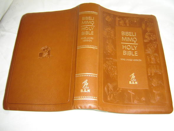 English - Yoruba Bilingual Parallel Bible, Leather Bound with Golden Edges / BIBELI MIMO - THE BIBLE