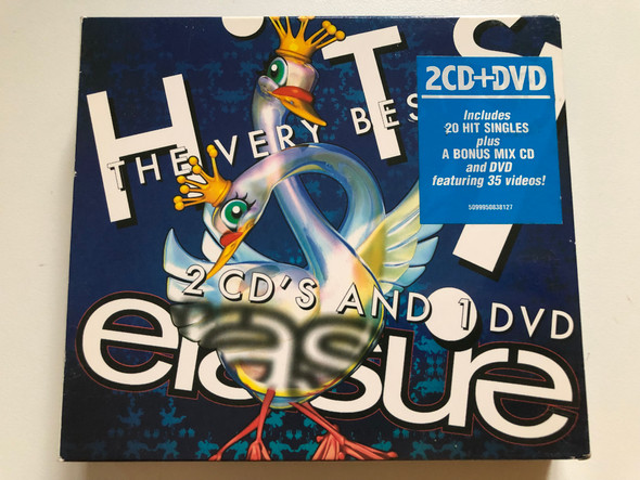 Erasure – Hits! The Very Best Of Erasure / 2CD + DVD - includes 20 Hit Singles plus A Bonus Mix CD And DVD featuring 35 videos! / Mute 2x Audio CD + DVD Video CD 2007 / LXMUTEL10