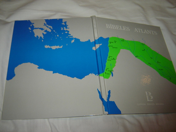 Bible Atlas in Latvian Language /  Bibeles Atlants / Bible Maps