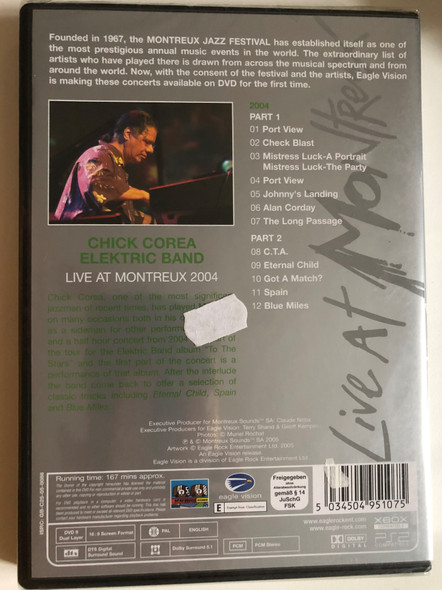 Live At Montreux 2004 / Chick Corea Elektric Band / DVD (5034504951075)