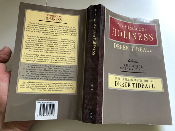 The Message of Holiness / RELIGION-Christian Theology-General / THE BIBLE SPEAKS TODAY / BIBLE THEMES SERIES EDITOR (083082412X)