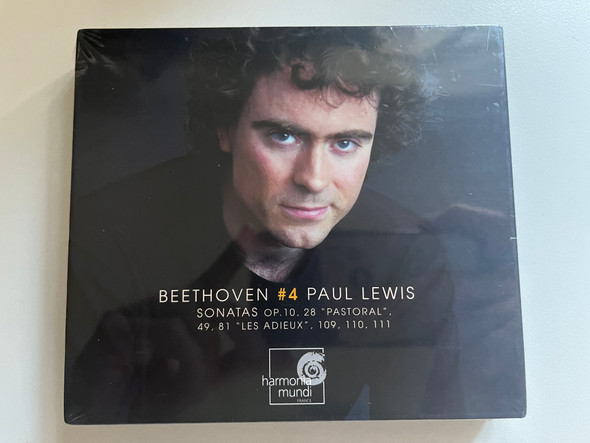 Beethoven #4 : Sonatas Op. 10, 28 "Pastoral", 49, 81 "Les Adieux" 109, 110, 111 - Paul Lewis / Harmonia Mundi 3x Audio CD, Box Set 2008 / HMC 901909.11 