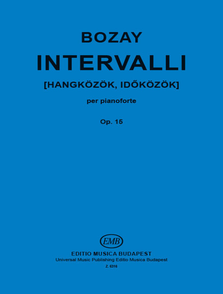 Bozay Attila Intervalli Op. 15  sheet music (9790080063163)