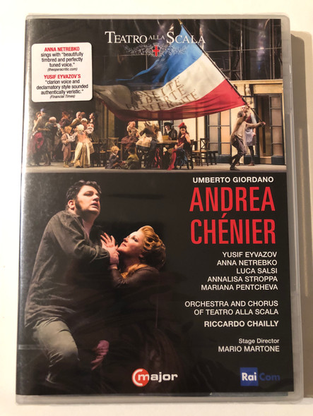 UMBERTO GIORDANO - ANDREA CHÉNIER / ORCHESTRA AND CHORUS OF TEATRO ALLA SCALA / RICCARDO CHAILLY / Stage Director - MARIO MARTONE / Teatro Alla Scala / Rai Com / major / DVD Video (814337015732)