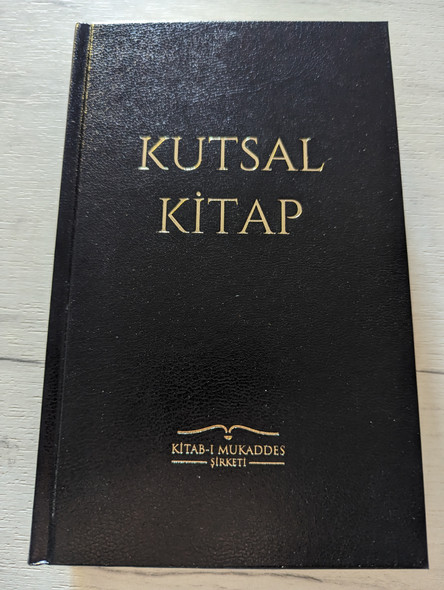 Kutsal Kitap / Black Hardcover Turkish Bible with references and study helps / Tevrat, Zebur, Injil / Kitab-ı Mukaddes Şirketi (978-9754620696)