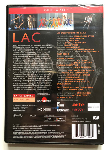 LAC AFTER SWAN LAKE  DVD  Swan Lake Reinvented A Contemporary Masterpiece by Jean-Christophe Maillot (809478011484)