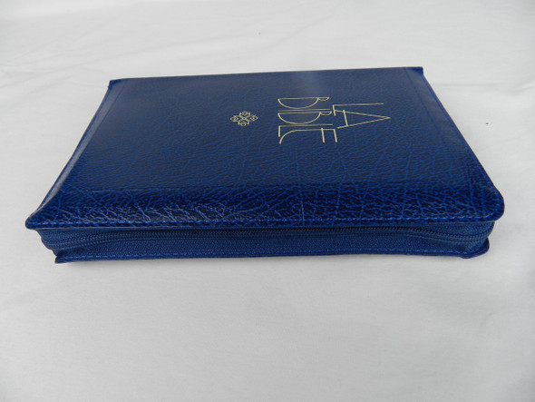 French Protestant Standard Bible - Blue Cover with Golden Edges and Zipper / Bible Francais Courant Glissiere