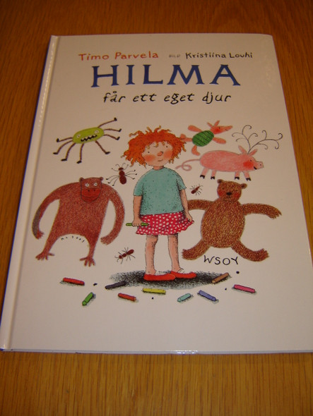 Hilma far ett eget djur - Swedish Language Children's Book / Colored Pages - 2010 Print