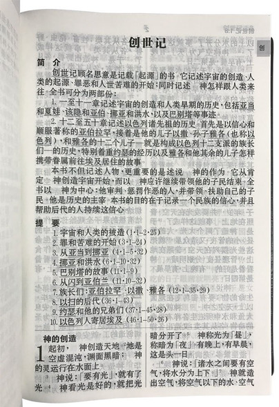Chinese Bible, LARGE PRINT Black Pearl Vinyl / Chinese Union Version with New Punctuation (CUNP) / Shen Edition / Simplified Chinese / 圣经 新标点和合本 大字版 (9789812205681)