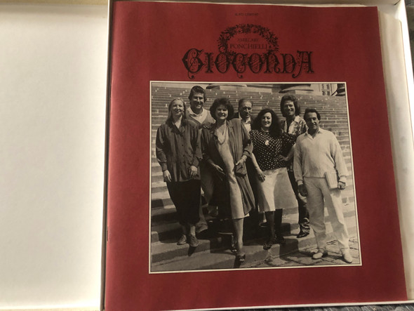 Amilcare Ponchielli: Gioconda - Marton Eva, Giorgio Lamberti, Sherrill Milnes, Samuel Ramey, Budai Livia, Anne Gjevang, Giuseppe Patane / Hungaroton 3x LP, Box Set, Stereo 1989 / SLPD 12905-07 