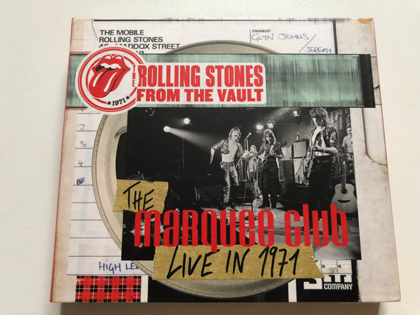 The Rolling Stones – The Marquee Club (Live In 1971) / Rolling Stones From The Vault / Eagle Vision Audio CD + DVD CD 2015 / EAGDV047 