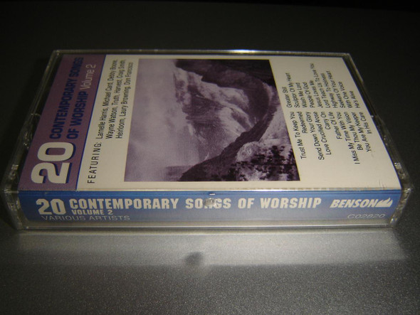 20 Contemporary Songs of Worship, Vol. 2 [Audio Cassette] Featuring: Larnelle Harris, Michael Card, Debby Boone, Wayne Watson, Truth, Harvest, Craig Smith, Heirloom, Laury Browning, Don Francisco