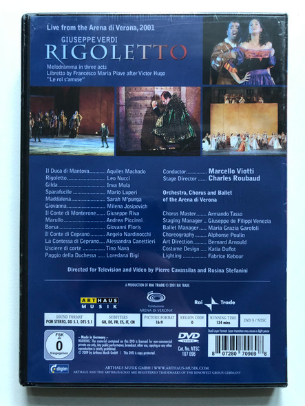 Giuseppe Verdi: Rigoletto (DVD) (807280709698)