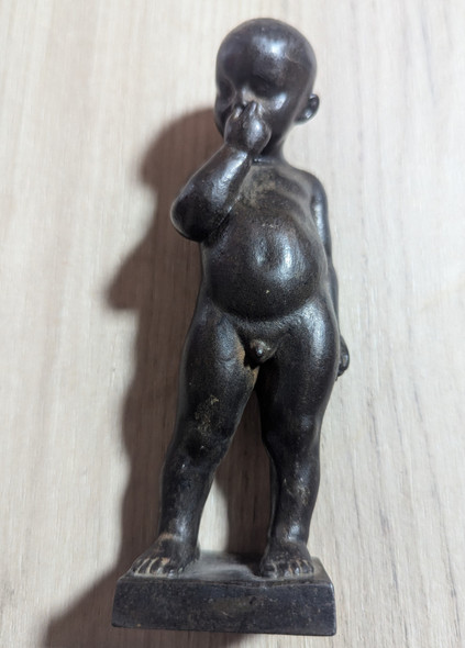 USSR KASLI/KASLY A Figurine Of a Standing Boy  Cast Iron 1963 (KasliIronWorks001)