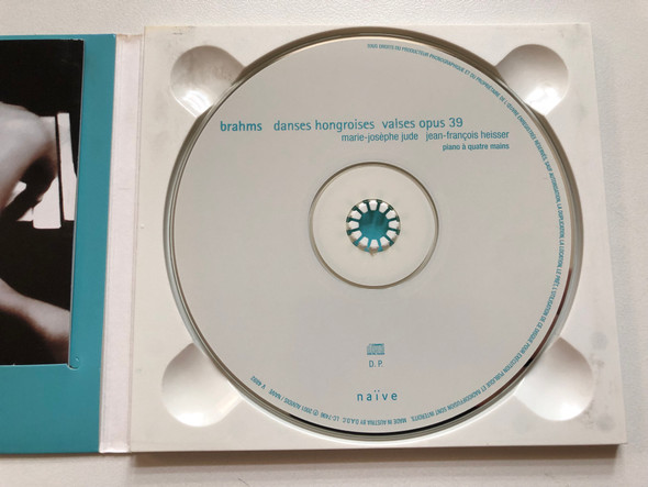 Brahms: Danses Hongroises, Valses Opus 39 - Marie-Josephe Jude, Jean-Francois Heisser / Naïve Audio CD 2001 / V 5104 (709861048922)