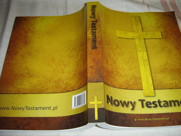 Pismo Swiete Nowy Testament / SUPER LARGE PRINT Polish Language New Testament, Paperback with Cross