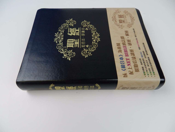 LARGE PRINT Chinese Union Version (CUV) Study Bible, Black Leather CCT12981 / Traditional Chinese Script / 皮面聖經 和合本研讀本 (繁體)