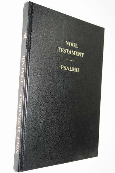 Romanian New Testament with Psalms / Printed in Germany / Noul Testament Al Domnului Nostru Isus Hristos si Psalmii / Rumanian / Black Hardcover GBV