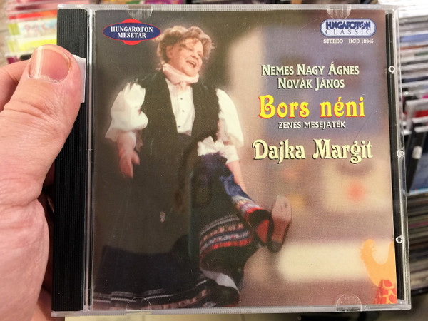 Bors Néni - Nemes Nagy Ágnes / Zenés mesejáték / Hungarian CD 2002 / Lady Pepper - musical tale by Ágnes N. Nemes / Music by János Novák / Hungaroton HCD 13945 (59918111394523)