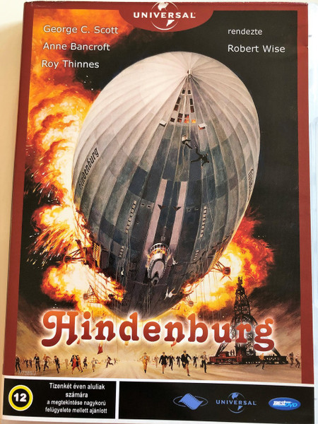 Hindenburg DVD 1975 The Hindenburg / Directed by Robert Wise / Starring: George C. Scott, Anne Bancroft, Roy Thinnes (5998133197030)