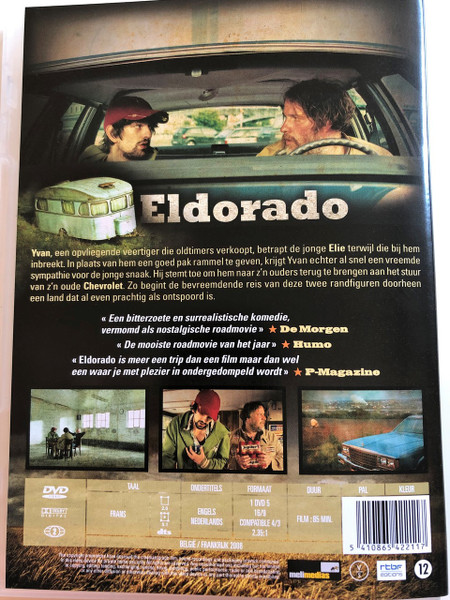 Eldorado DVD 2008 / Directed by Bouli Lanners / Starring: Bouli Lanners, Fabrice Adde, Philippe Nahon (5410865422117)