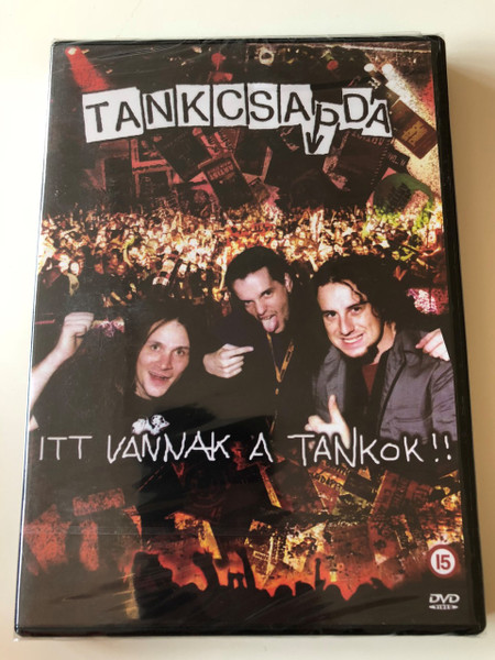 Tankcsapda - Itt vannak a tankok DVD 2003 / (The tanks are here) / Band tour documentary / Turnéfilm (5999545514262)