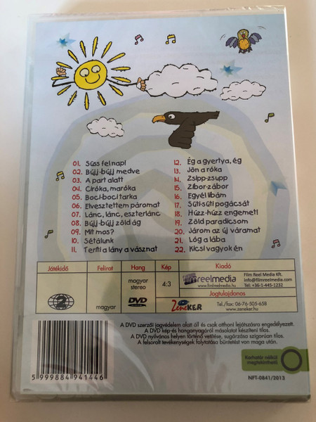 Tanuld meg és énekeld - Süss fel Nap! DVD 2016 Gyereksarok / Hungarian / Children's Corner DVD To learn and sing / Disc 2 of 5 (5999884941446)