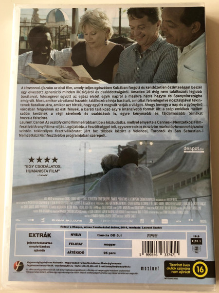 Retour Á Ithaque DVD 2014 Havannai Éjszaka / Directed by Laurent Cantet / Starring: Isabel Santos, Jorge Perugorria, Fernando Hechavarría, Néstor Jiménez, Pedro Julio, Díaz Ferran (5999546337471)