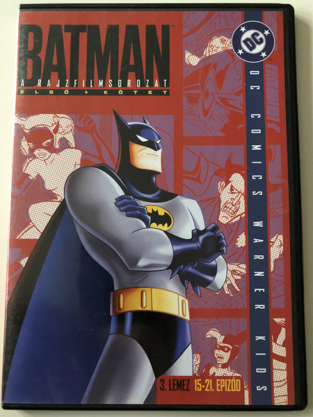 Batman the Animated Series Vol 1. DVD 2006 Batman a rajzfilmsorozat 1. kötet / Directed by, Bruce W. Timm, Eric Radomski / VA: Kevin Conroy, Efrem Zimbalist Jr., Bob Hastings, Robert Costanzo / DC Comics / Disc 3 / Episodes 15-21 (5999048909305) 