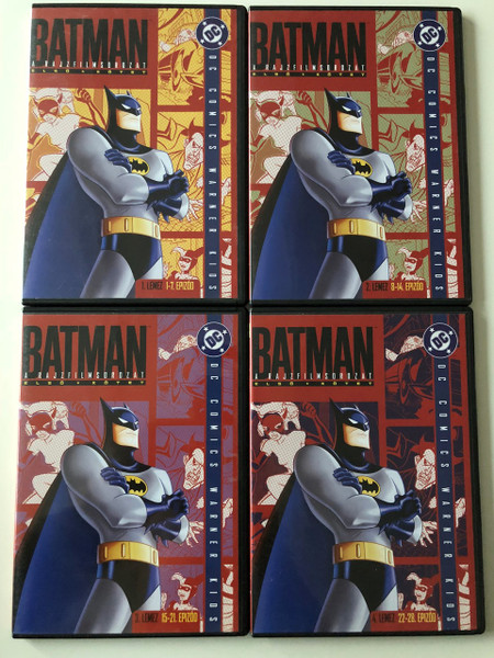 Batman the Animated Series Vol 1. DVD SET 2006 Batman a rajzfilmsorozat 1. kötet - 4 lemez / Directed by, Bruce W. Timm, Eric Radomski / VA: Kevin Conroy, Efrem Zimbalist Jr., Bob Hastings, Robert Costanzo / DC Comics / 4 DVDs / Episodes 1-28 (BatmanVol1DVDset)