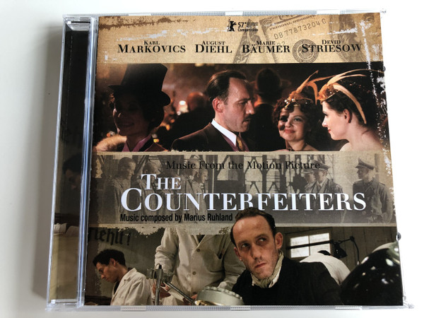 The Counterfeiters - Die Fälscher - Pénzhamisítók (Music From The Motion Picture) AUDIO CD 2007 / Soundtrack / Előadó: Marius Ruhland & Uli Auer / Karl Markovics, August Diehl, Marie Baumer, Devin Striesow (3299039918623)