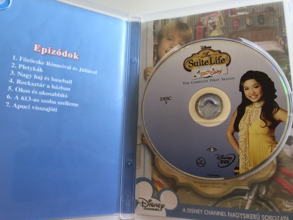 The Suite Life of Zack & Cody - Season 1 - Vol 3. DVD 2005 Zack és Cody Élete 1. Évad 3. lemez / Created by Danny Kallis, Jim Geoghan / Starring: Cole Sprouse, Dylan Sprouse, Brenda Song, Ashley Tisdale, Phill Lewis, Kim Rhodes (5996255731521)