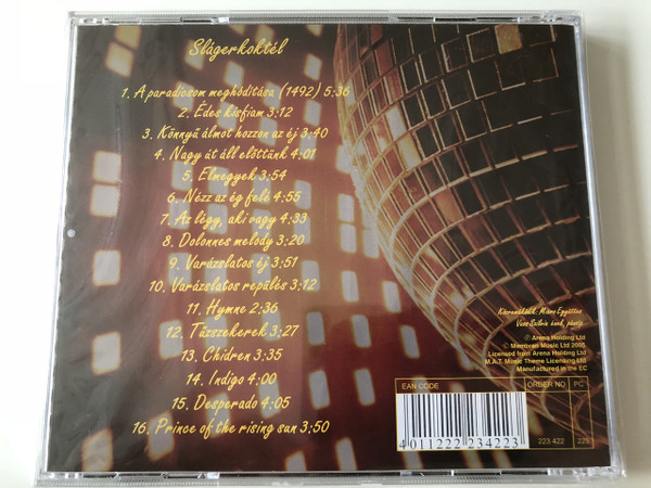 Slágerkoktél - Micro Együttes CD 2006 / Vass Szilvia / 16 Cover Versions of Popular Songs / ARCD2020 (4011222234223)