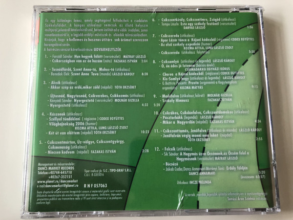 Csíkország - Székelyföldi hangos útitárs 1. CD Hungarian Audio Guide to Transylvania / Dancs Market Records (5999500036600)